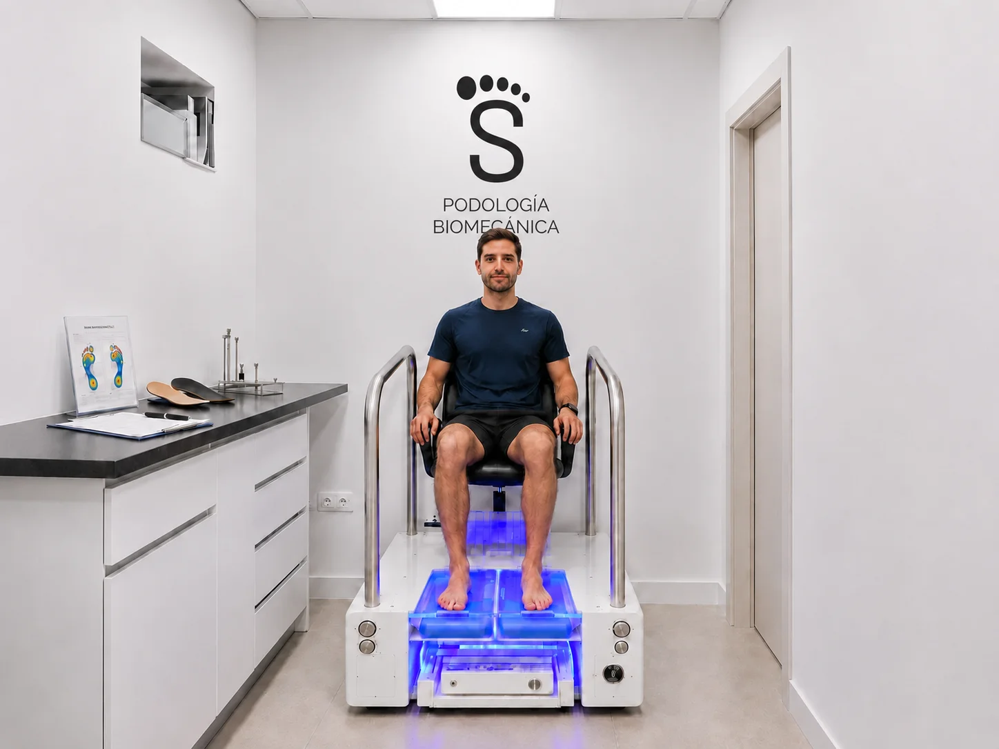 Fabricación de plantillas para ciclistas en Clínica Luis Salvador