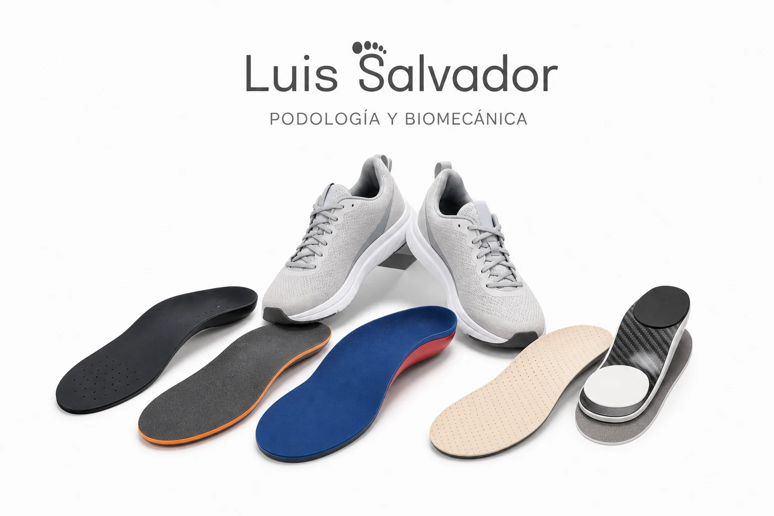 Variedad de plantillas deportivas junto a zapatillas mostrando opciones para elegir correctamente.